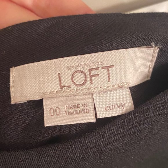 Loft Curvy Black Pencil Skirt - Picture 4 of 4